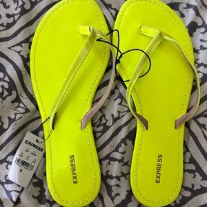 Neon sandals - NEW WITH TAGS